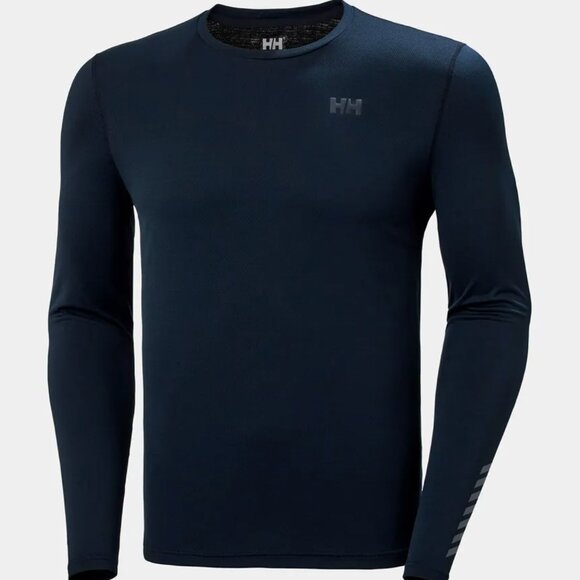 HELLY HANSEN Men's HH LIFA ACTIVE Solen Long Sleeve Base Layer Size M in Navy - Picture 1 of 9